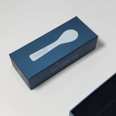 qualità  2024 New Design Caviar mop spoon Gift Box With Logo 140x50x38mm fabbrica