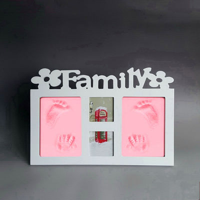 qualità  Wooden Baby Hand And Footprint Frame fabbrica