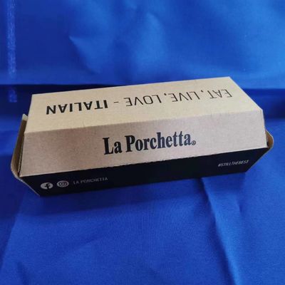 Scatola di imballaggio regalo in cartone per finestre Opzione di imballaggio per pizza adatta che offre protezione e visibilità per i prodotti alimentari