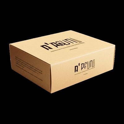 Scatola di imballaggio personalizzata in carta creata per l'imballaggio alimentare industriale, che offre protezione e branding personalizzato